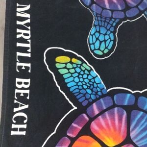 Vibrant Turtle Beach Towel